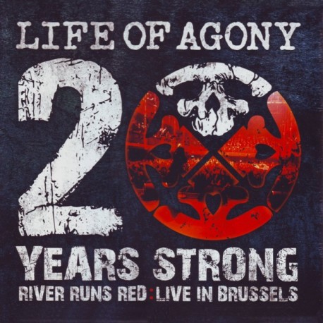 LIFE OF AGONY - 20 YEARS STRONG RIVERS RUNS RED: LIVE IN BRUSSELS (2LP) - 180 GRAM PRESSING