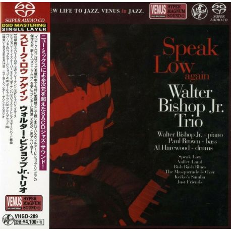 BISHOP, WALTER JR TRIO - SPEAK LOW AGAIN (1 SACD) - WYDANIE JAPOŃSKIE