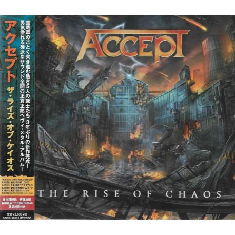 ACCEPT - THE RISE OF CHAOS (1 CD) - WYDANIE JAPOŃSKIE