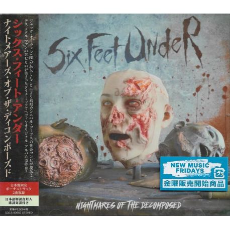 SIX FEET UNDER - NIGHTMARES OF THE DECOMPOSED (1 CD) - WYDANIE JAPOŃSKIE