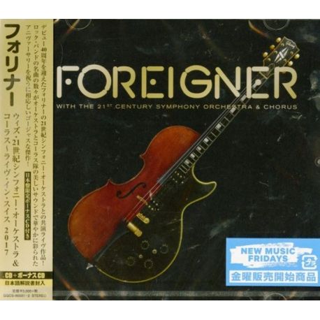 FOREIGNER - WITH THE 21ST CENTURY SYMPHONY ORCHESTRA & CHORUS (2 CD) - WYDANIE JAPOŃSKIE