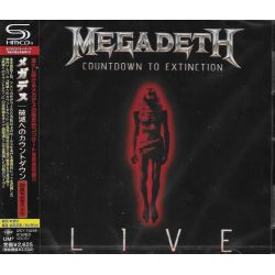 MEGADETH - COUNTDOWN TO EXTINCTION LIVE (1 SHM-CD) - WYDANIE JAPOŃSKIE