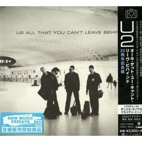 U2 - ALL THAT YOU CAN'T LEAVE BEHIND (1 CD) - WYDANIE JAPOŃSKIE