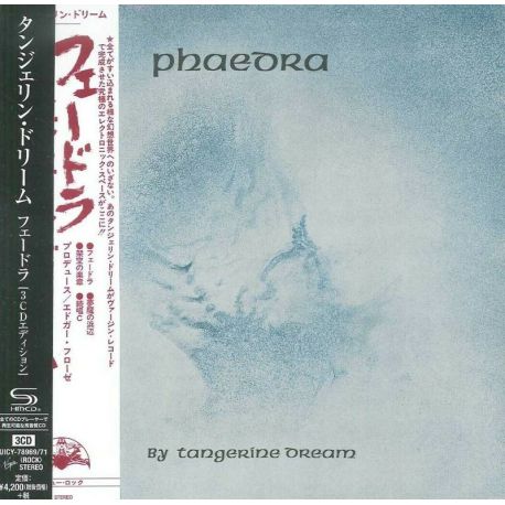TANGERINE DREAM - PHAEDRA (3 SHM-CD) - WYDANIE JAPOŃSKIE