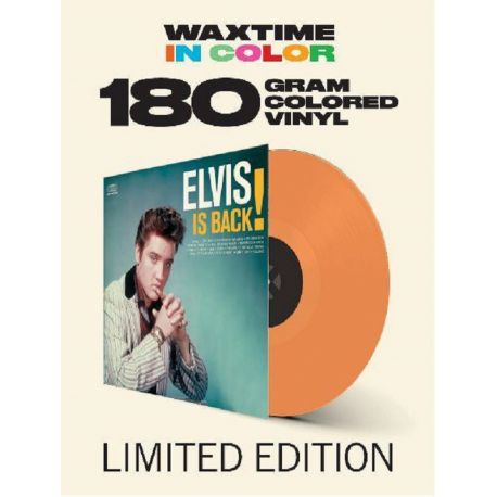 PRESLEY, ELVIS - ELVIS IS BACK (1 LP) - WAXTIME IN COLOR EDITION - 180 GRAM ORANGE VINYL PRESSING