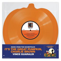GUARALDI, VINCE - IT’S THE GREAT PUMPKIN, CHARLIE BROWN (1 LP) - 45 RPM - PUMPKIN-SHAPED ORANGE VINYL - WYDANIE AMERYKAŃSKIE
