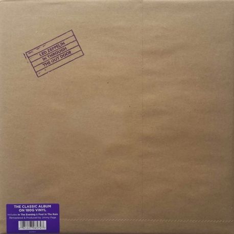 LED ZEPPELIN - IN THROUGH THE OUT DOOR (1 LP) - 2015 REMASTERED EDITION - 180 GRAM PRESSING