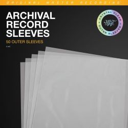 ARCHIVAL OUTER RECORD SLEEVES CRYSTAL CLEAR - MFSL - OKŁADKI ZEWNĘTRZNE NA OKŁADKI PŁYT ANALOGOWYCH (KOMPLET 50 SZT.) 