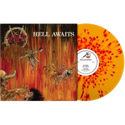 SLAYER - HELL AWAITS (1 LP) - ORANGE RED SPLATTER VINYL