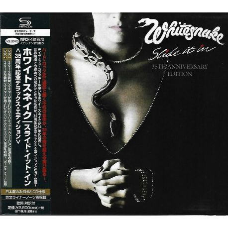 WHITESNAKE - SLIDE IT IN (2 SHM-CD) - 30TH ANNIVERSARY EDITION - WYDANIE JAPOŃSKIE