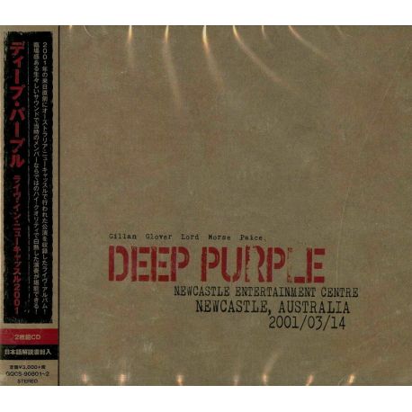 DEEP PURPLE - LIVE IN NEWCASTLE, AUSTRALIA 2001 ‎(2 CD) - WYDANIE JAPOŃSKIE