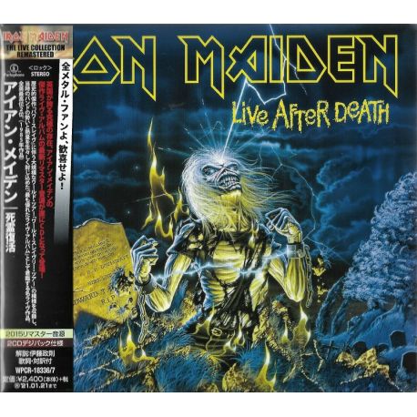 IRON MAIDEN - LIVE AFTER DEATH (2 CD) - THE LIVE COLLECTION REMASTERED - WYDANIE JAPOŃSKIE