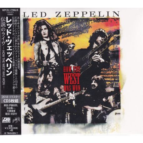 LED ZEPPELIN - HOW THE WEST WAS WON (3 CD) - WYDANIE JAPOŃSKIE