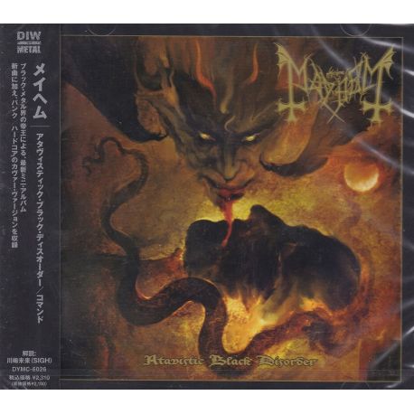 MAYHEM - ATAVISTIC BLACK DISORDER / KOMMANDO (1 CD) - WYDANIE JAPOŃSKIE