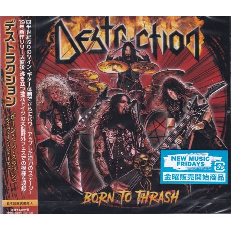 DESTRUCTION - BORN TO THRASH (1 CD) - WYDANIE JAPOŃSKIE