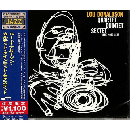 DONALDSON, LOU - QUARTET/ QUINTET/ SEXTET (1 CD) - WYDANIE JAPOŃSKIE 