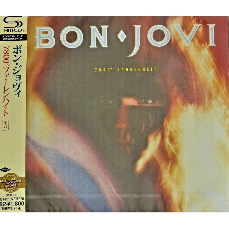 BON JOVI - 7800° FAHRENHEIT (1 SHM-CD) - WYDANIE JAPOŃSKIE