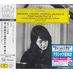 CHOPIN, FREDERIC - PIANO SONATAS NO. 2 & 3 - MARTHA ARGERICH (1 SHM-CD) - WYDANIE JAPOŃSKIE
