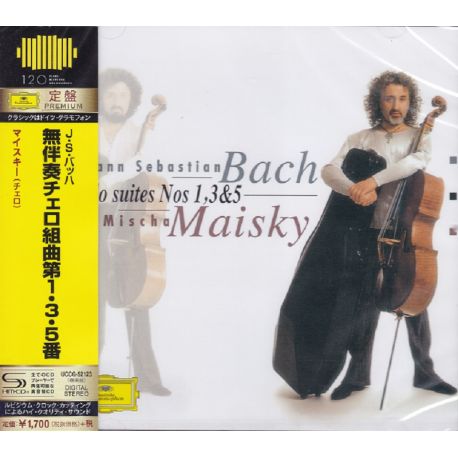 BACH, JOHANN SEBASTIAN - CELLO SUITES NO. 1, 3 & 5 - MISCHA MAISKY (1 SHM-CD) - WYDANIE JAPOŃSKIE