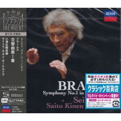 BRAHMS, JOHANNES - SYMPHONY NO. 1 IN C MINOR OP. 68 - SEIJI OZAWA (1 SHM-CD) - WYDANIE JAPOŃSKIE