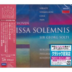 BEETHOVEN, LUDVIG VAN - MISSA SOLEMNIS - GEORGE SOLTI (1 SHM-CD) - WYDANIE JAPOŃSKIE