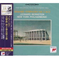 BRAHMS, JOHANNES - SYMPHONY NO. 2 & NO. 3 - LEONARD BERNSTEIN (1 CD) - WYDANIE JAPOŃSKIE