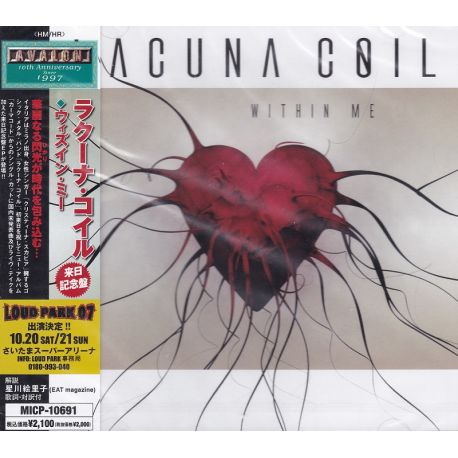 LACUNA COIL - WITHIN ME (1 CD) - WYDANIE JAPOŃSKIE