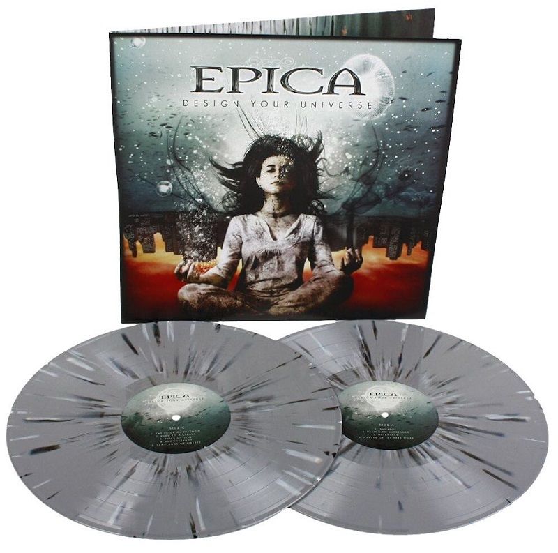 EPICA - DESIGN YOUR UNIVERSE (2 LP) - LIMITED GREY/WHITE