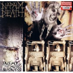 NAPALM DEATH - ENEMY OF THE MUSIC BUSINESS (1 LP) - LIMITED 180 GRAM RED VINYL EDITION