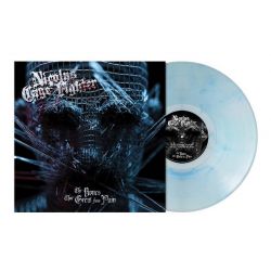 NICOLAS CAGE FIGHTER - THE BONES THAT GREW FROM PAIN (1 LP) - CLEAR w/ BLUE SWIRLS VINYL