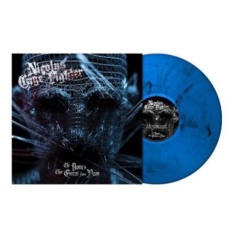 NICOLAS CAGE FIGHTER - THE BONES THAT GREW FROM PAIN (1 LP) - BLUE / BLACK VINYL