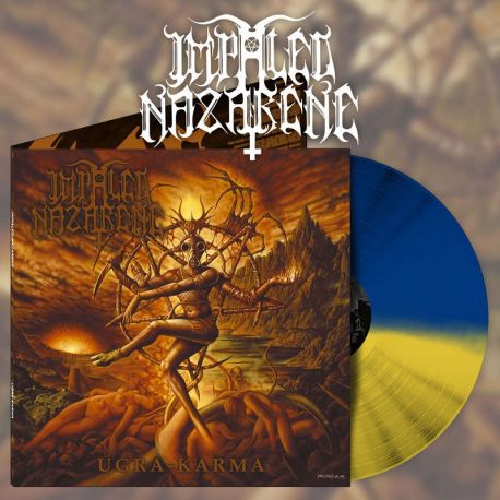 IMPALED NAZARENE - UGRA-KARMA (1 LP) - 180 GRAM YELLOW/BLUE DONATION EDITION