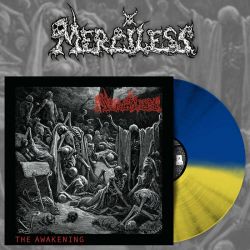 MERCILESS - THE AWAKENING (1 LP) - BLUE/YELLOW DONATION EDITION