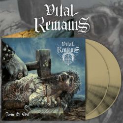 VITAL REMAINS - ICONS OF EVIL (2 LP)- 180 GRAM GOLD VINYL