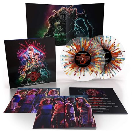 STRANGER THINGS 3 - ORIGINAL SCORE FROM THE NETFLIX ORIGINAL SERIES (2 LP) - FIREWORKS SPLATTER VINYL - WYDANIE AMERYKAŃSKIE