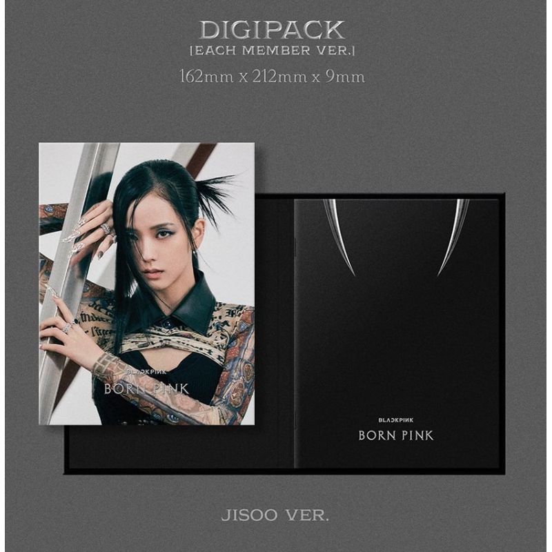 Blackpink Born Pink SIGNED - JISOO - CD Album Digipack Autograph