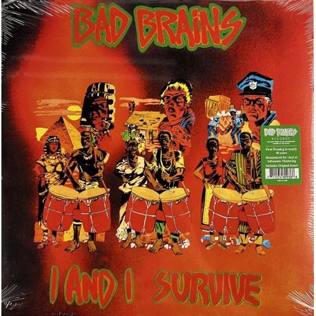 BAD BRAINS - I AND I SURVIVE (12" EP) - 45RPM - WYDANIE AMERYKAŃSKIE