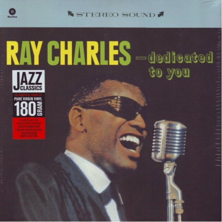 CHARLES, RAY - DEDICATED TO YOU (1LP) - 180 GRAM PRESSING