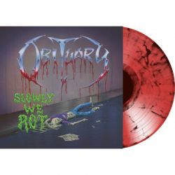 OBITUARY - SLOWLY WE ROT (1 LP) - LIMITED RED / BLACK VINYL EDITION