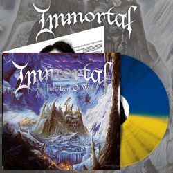 IMMORTAL - AT THE HEART OF WINTER (1 LP) - BLUE/YELLOW DONATION EDITION