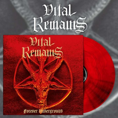 VITAL REMAINS - FOREVER UNDERGROUND (1 LP) - RED/BLACK GALAXY VINYL