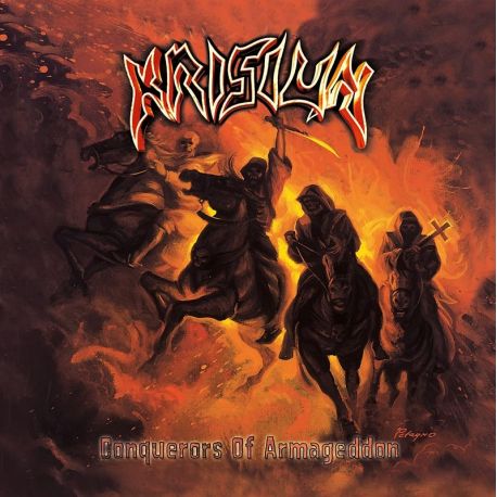 KRISIUN – CONQUERORS OF ARMAGEDDON (1 LP) - LIMITED ORANGE/BLACK MARBLE VINYL