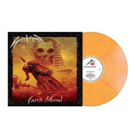 SATAN – EARTH INFERNAL (1 LP) - FIREFLY GLOW MARBLE VINYL