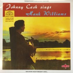 CASH, JOHNNY - JOHNNY CASH SINGCASH, JOHNNY - JOHNNY CASH SINGS HANK WILLIAMS (1 LP) - ORANGE VINYLS HANK WILLIAMS (1 LP) - 180 