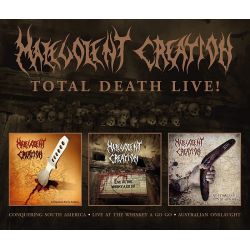 MALEVOLENT CREATION - TOTAL DEATH LIVE! (3 CD)