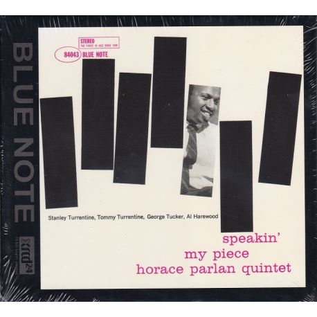 PARLAN, HORACE QUINTET - SPEAKIN' MY PIECE (1 CD) - XRCD24 - WYDANIE USA