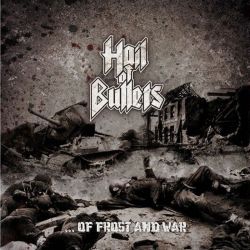 HAIL OF BULLETS - ... OF FROST AND WAR (1 LP) - LIMITED CLEAR RED & BLACK SPLATTER VINYL