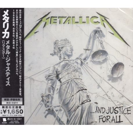 METALLICA - ...AND JUSTICE FOR ALL (1 CD) - WYDANIE JAPOŃSKIE 2023