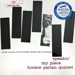 PARLAN, HORACE QUINTET - SPEAKIN' MY PIECE (1 LP) - BLUE NOTE CLASSIC VINYL SERIES - 180 GRAM 