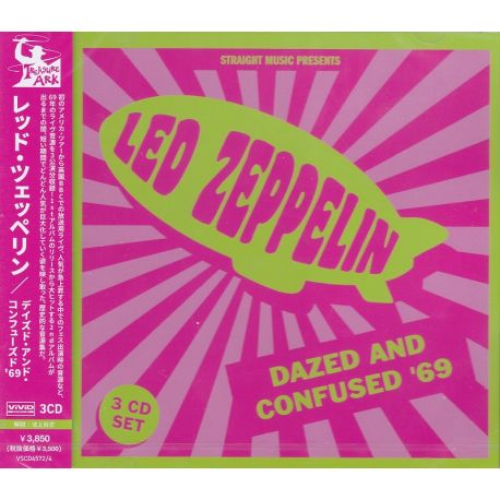 LED ZEPPELIN - DAZED AND CONFUSED '69 (3 CD) - WYDANIE JAPOŃSKIE